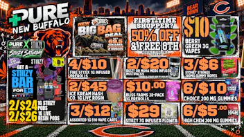 Pure Cannabis Outlet - New Buffalo 🔥 STIIIZY SATURDAY: FREE BAR + 2/$24 PODS 🔥