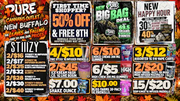 Pure Cannabis Outlet - New Buffalo 🍁 FALL PRICES ARE DROPPING AT PURE! 🍂