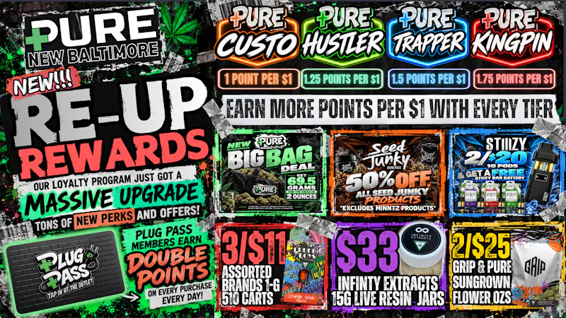 PURE Macomb - Delivery 💚 GET RE-UPPED! NEW REWARDS + WEEKEND DEALS