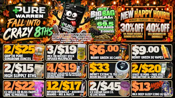 Pure Cannabis Outlet - Warren 🍁 FREE 8THS + FALL DEALS + HAPPY HOUR! 🍁