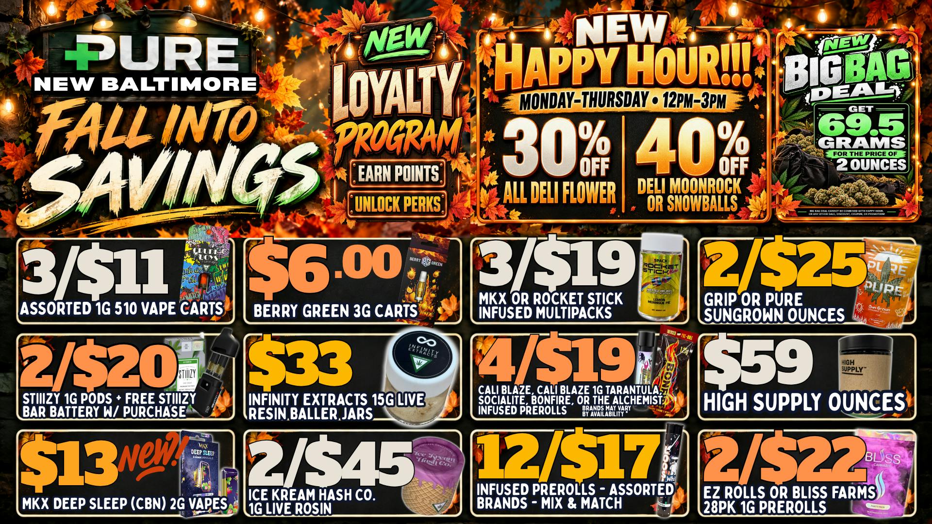 Pure Cannabis Outlet - New Baltimore 🍁 FALL SAVINGS + BIGGER LOYALTY PERKS! 🍁
