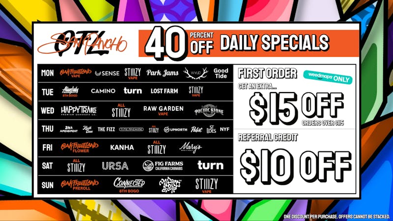 San Pancho Delivery by OFL 40% OFF Daily Specials