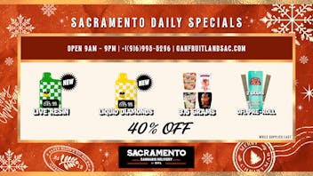 Sacramento Cannabis Delivery By OFL - Citrus Heights 40%+ OFF Oakfruitland Everyday