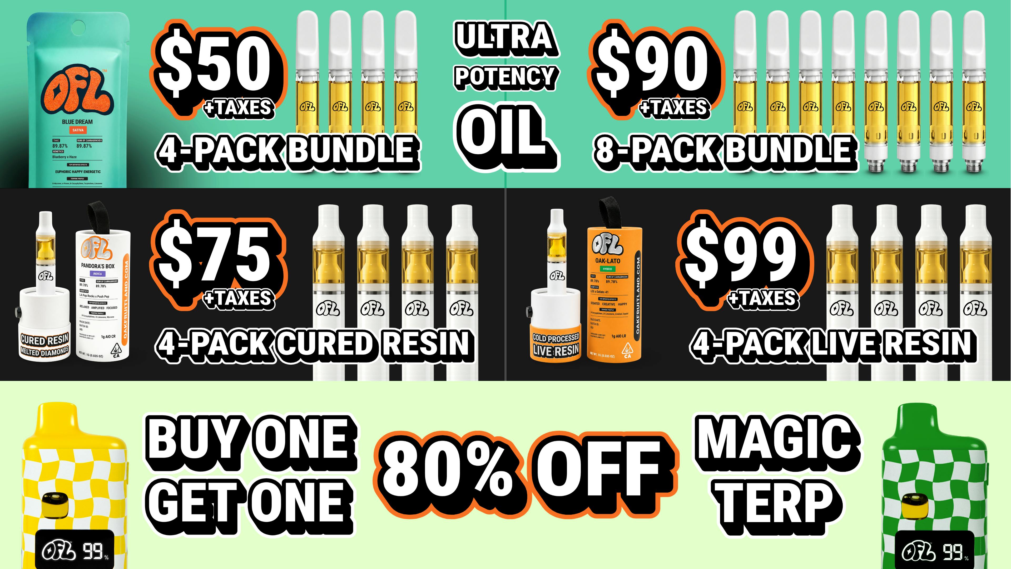 Sacramento Cannabis Delivery By OFL - Citrus Heights OFL Special Bundle Deals