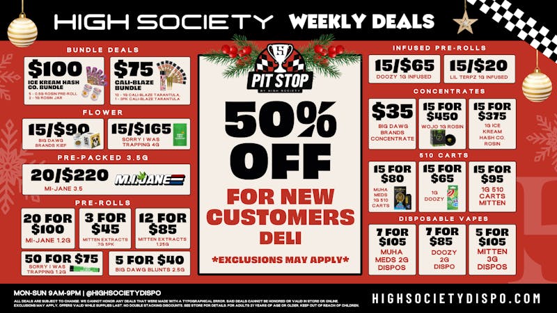 High Society Lenox - NOW OPEN Weekly Deals!!!!!!