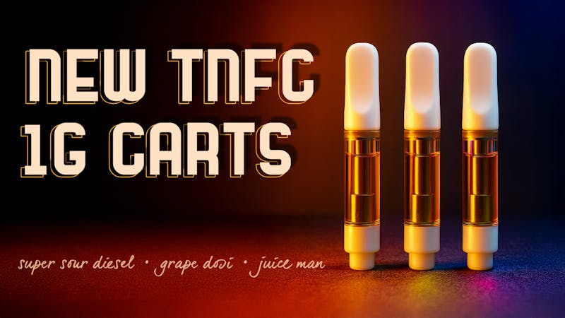 Tribal Nation Flower Co NEW! TNFC 1G Carts