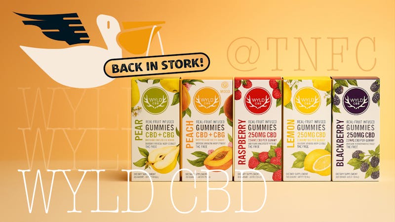 Tribal Nation Flower Co WYLD CBD Gummies — Back in Stork!