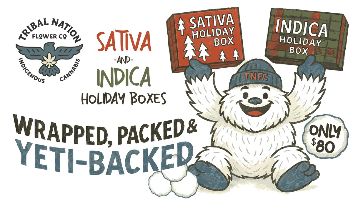 Tribal Nation Flower Co TNFC HOLIDAY BOX 2025 — INDICA & SATIVA (Only $80)