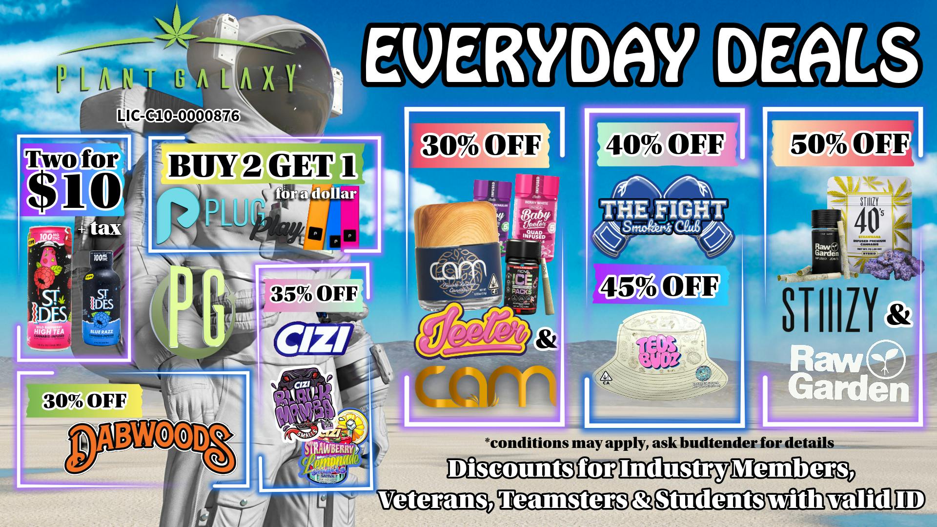 Plant Galaxy PG"s Daily Deals