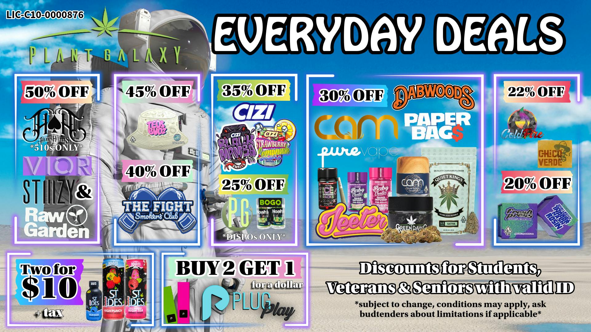 Plant Galaxy PG"s Daily Deals