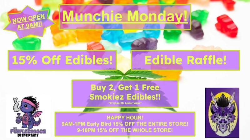 The Purple Dragon September Munchie Monday!