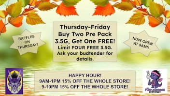 The Purple Dragon Pre Pack and Raffle Day!
