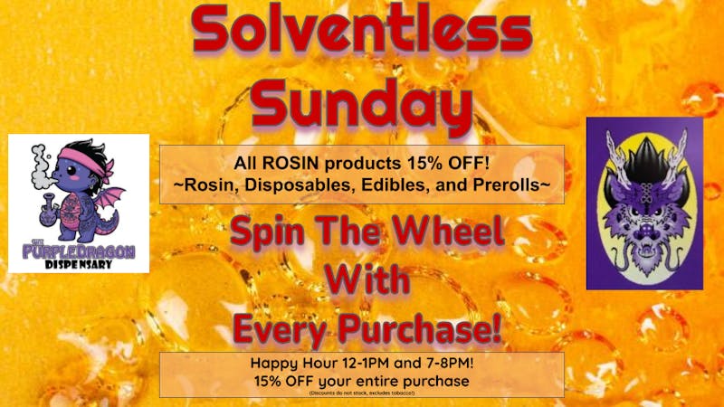 The Purple Dragon Solventless Sunday Fun Day!