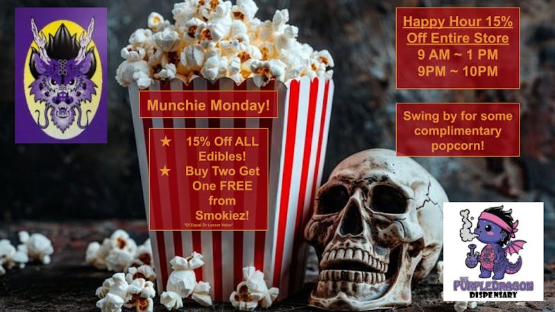 The Purple Dragon Munchie Monday!