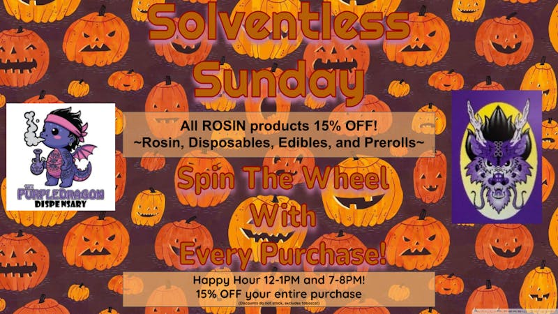 The Purple Dragon Solventless Sunday Fun Day!