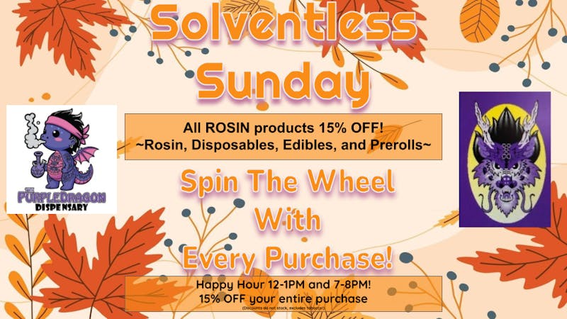 The Purple Dragon Solventless Sunday Fun Day!