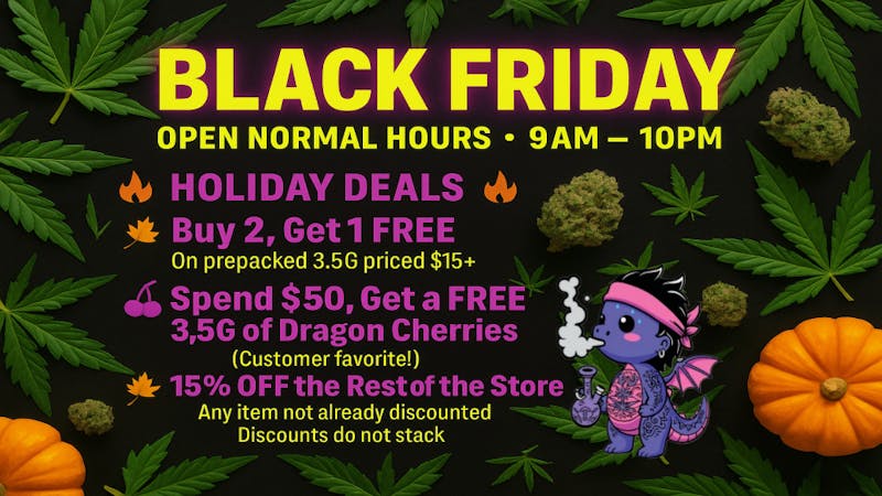 The Purple Dragon Black Friday @ The Purple Dragon!