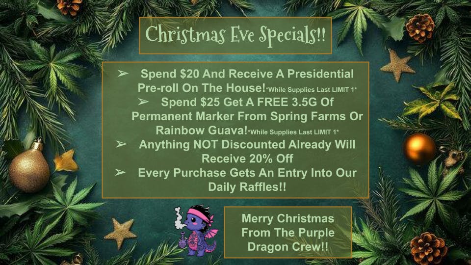 The Purple Dragon Merry Christmas From The Purple Dragon Crew!