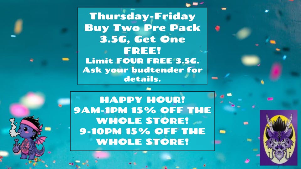 The Purple Dragon It's Pre-Pack Appreciation Day!