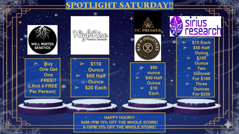 The Purple Dragon Spotlight Saturday And DIME Day BOGO For $1!