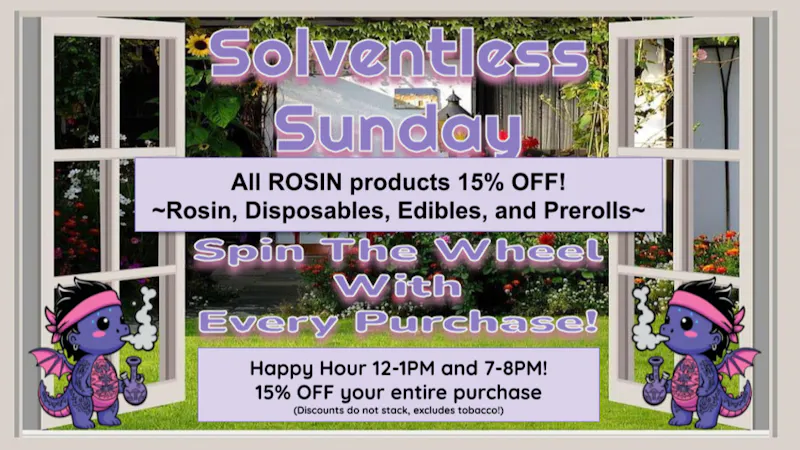 The Purple Dragon Solventless Sunday Fun Day!