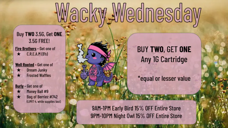 The Purple Dragon Wacky Wednesday!