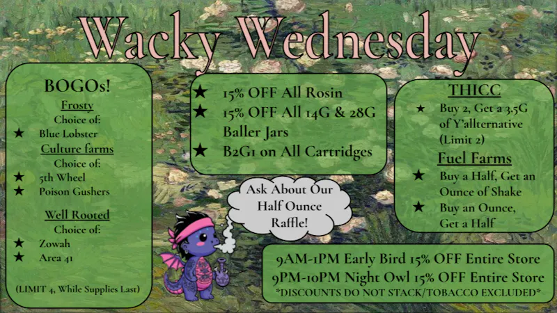 The Purple Dragon Wacky Wednesday!