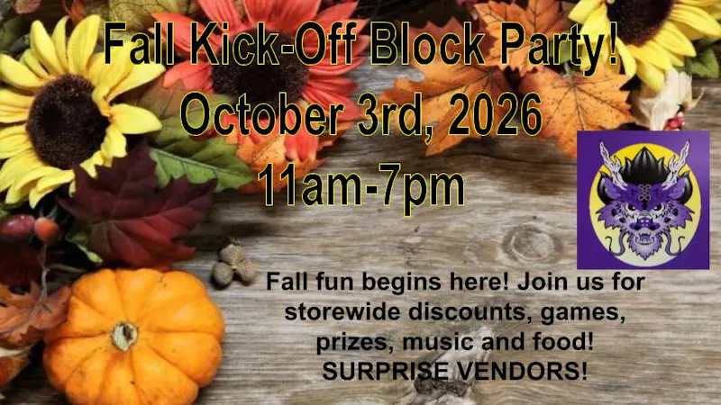 The Purple Dragon BLOCK PARTY TODAY!