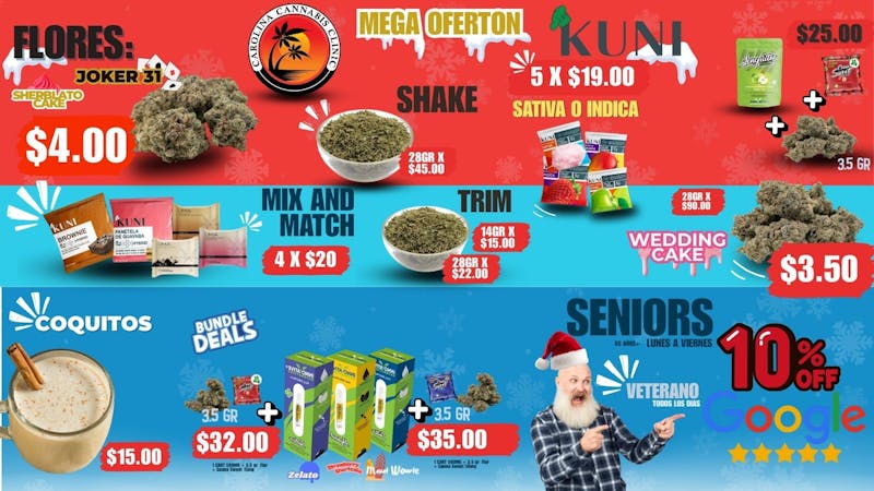 Carolina Cannabis Clinic Carolina Cannabis Clinic Ofertas (Flores y Mas)