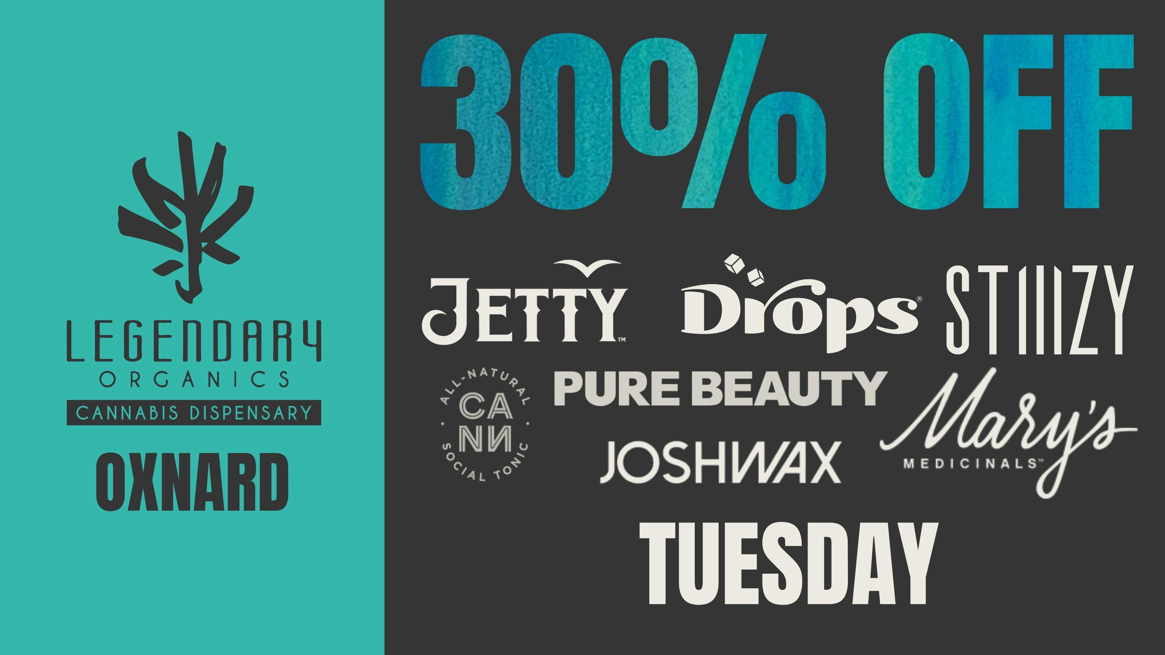 Legendary Organics Oxnard 30% OFF MULTIPLE BRANDS!!