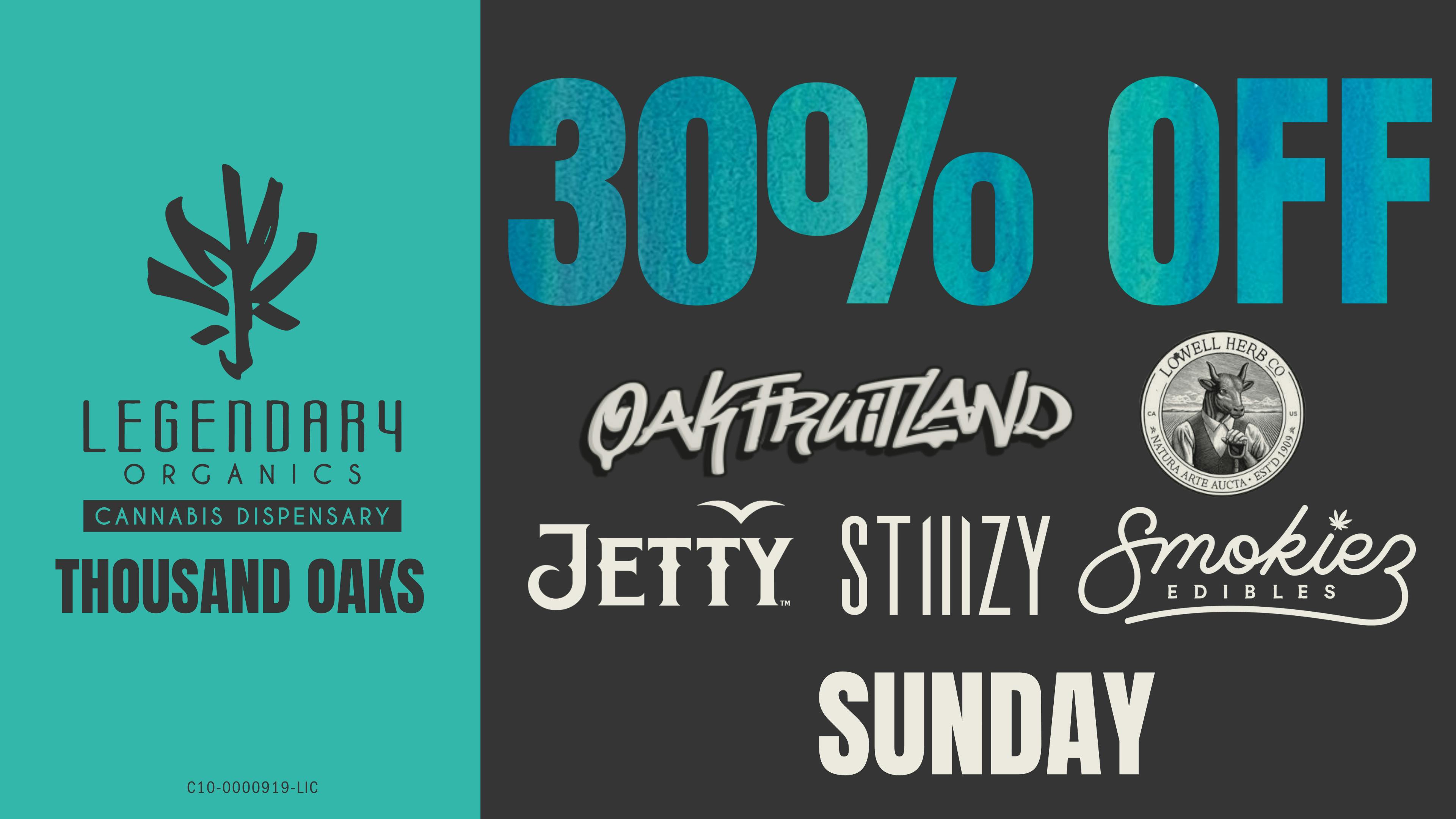 Legendary Organics 30% OFF STIIIZY, OAKFRUITLAND, JETTY AND LOWELL