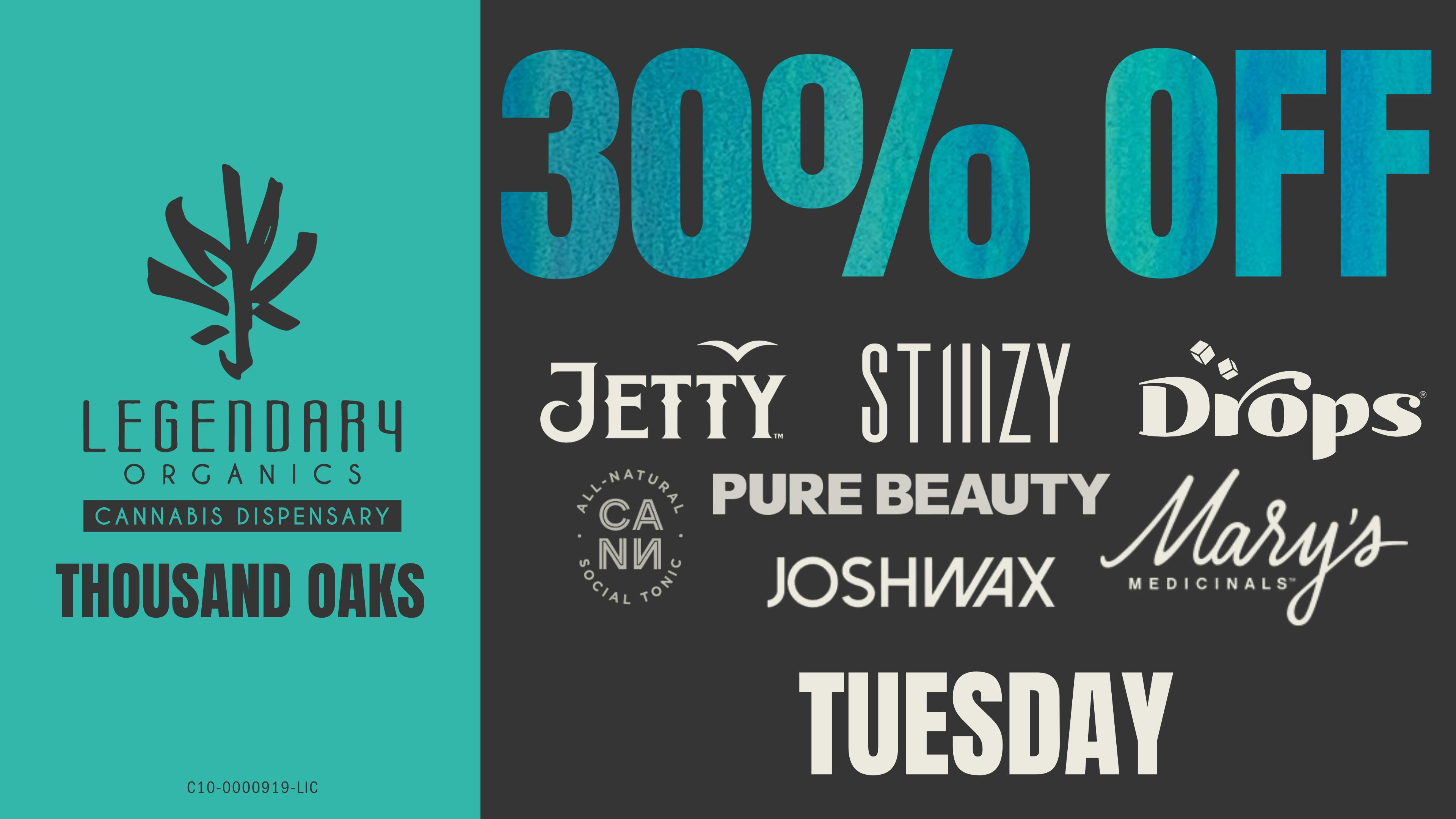 Legendary Organics 30% OFF STIIIZY, JETTY, PURE BEAUTY, DROPS & MORE