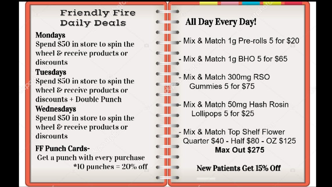 Friendly Fire - Berwick Delivery Friendly Fire Daily Deals