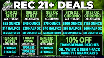 The Chronic Boutique - Pikes Peak $40 OZ NOW $25 | $20 1G ROSIN CART | $15 1G ROSIN