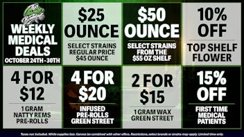 The Chronic Boutique - Pikes Peak $25 SELECT OZ | 10% OFF TOP SHELF FLOWER