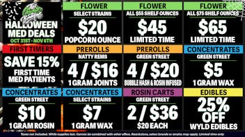 The Chronic Boutique - Pikes Peak 🎃 HALLOWEEN MED DEALS 👻 25% OFF WYLD 🍬