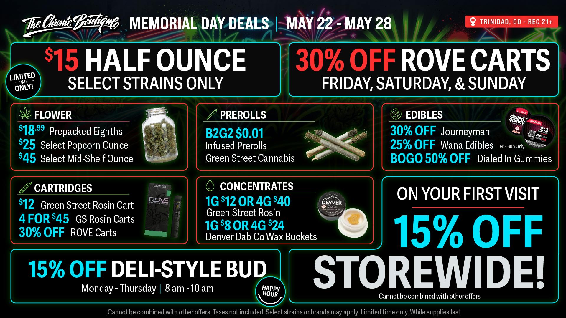 The Chronic Boutique - Trinidad 🇺🇸✌️ 15% Off First Time Customers