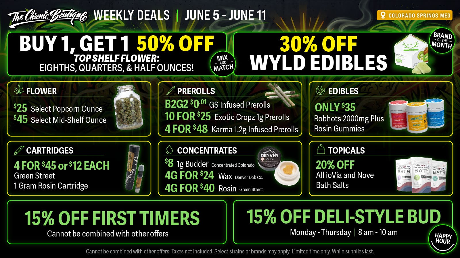 The Chronic Boutique - Pikes Peak 15% Off First Time Customers! $35 2000mg Gummies