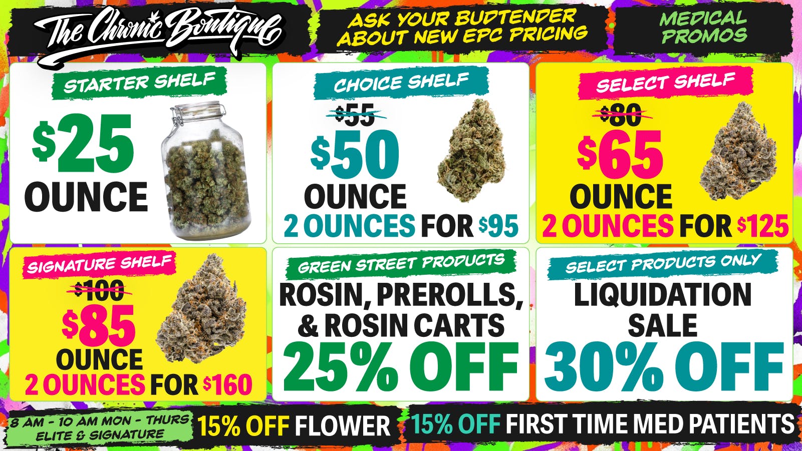 The Chronic Boutique - Pikes Peak Select $25 OUNCE 🔥 30% OFF Select Products!