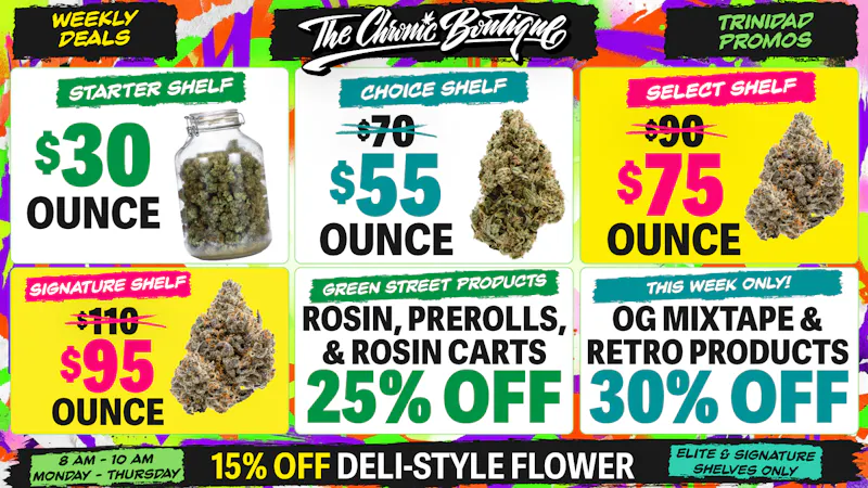 The Chronic Boutique - Trinidad 🚨 30% OFF OG Mixtape + Retro Products! 🔥