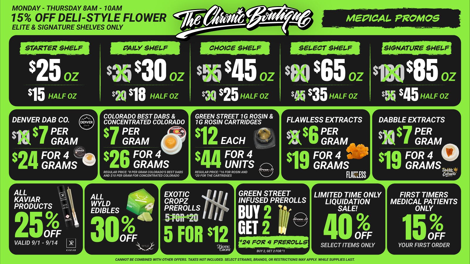 The Chronic Boutique - Pikes Peak Select $25 OUNCE 🔥 40% OFF Select Products!