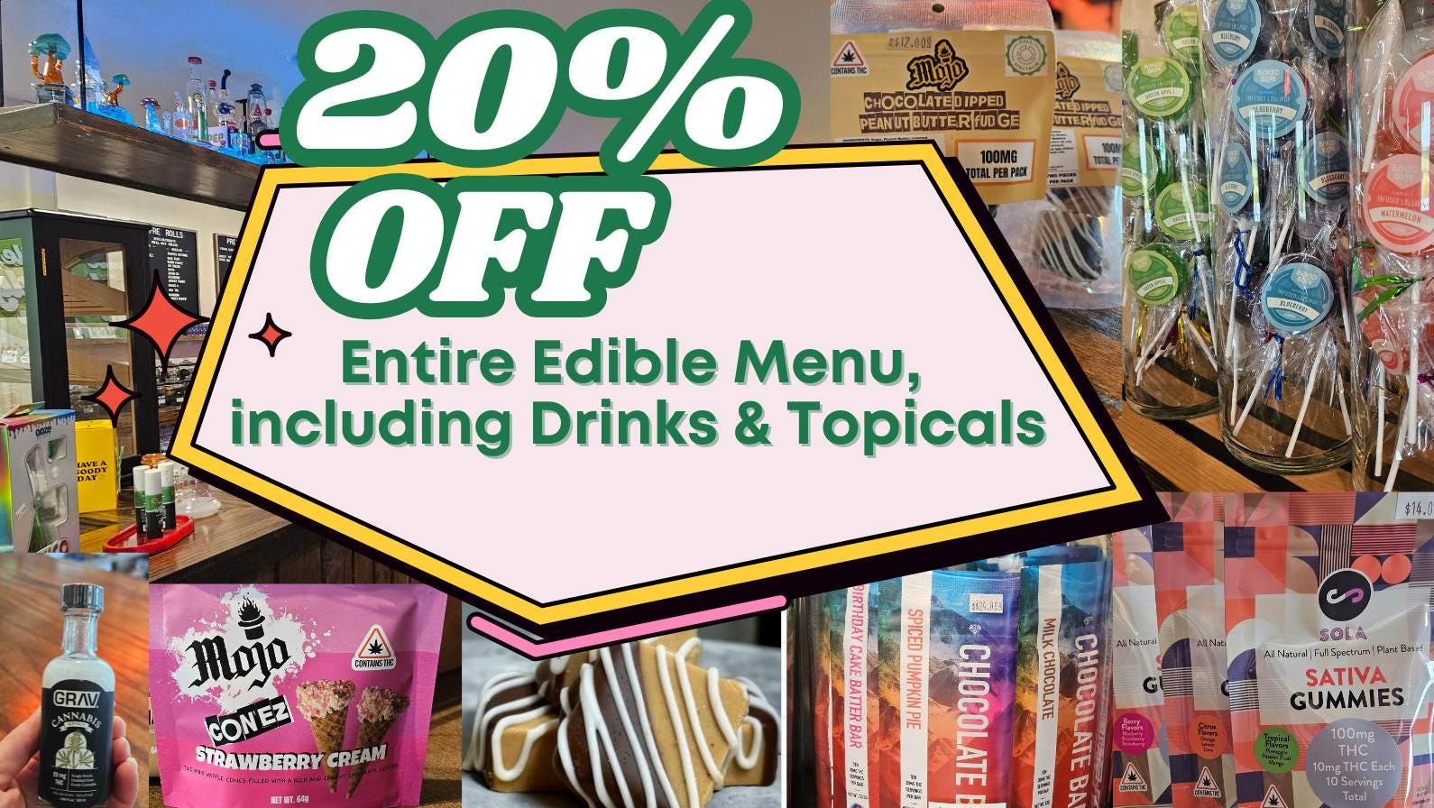 Little Buddy Farm 20% Off Edibles & Drinks, Topicals, Too!