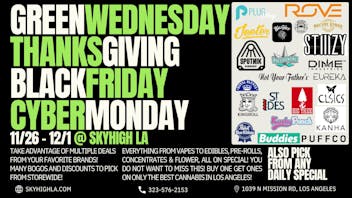 SkyhighLA SPECIAL DEALS AT SKYHIGH LA! NOV. 26-12/1