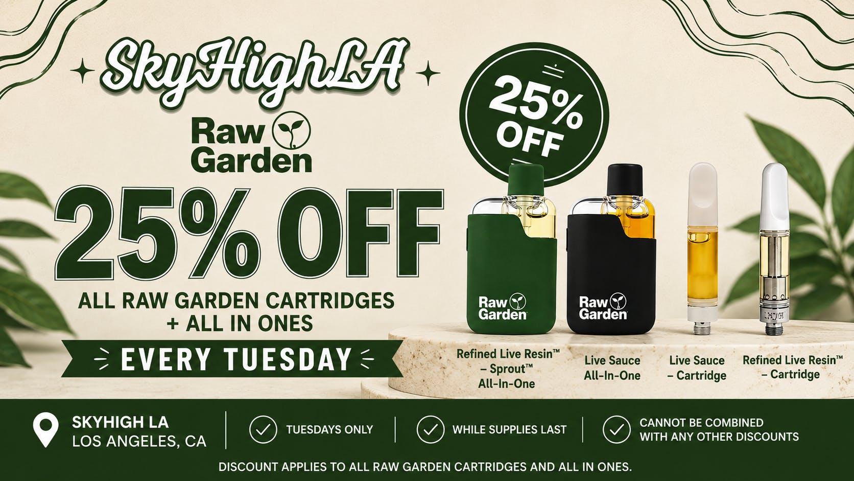 SkyhighLA 25% OFF Raw Garden Carts/AIOs