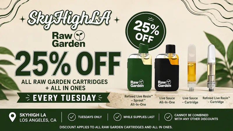 SkyhighLA 25% OFF Raw Garden Carts/AIOs