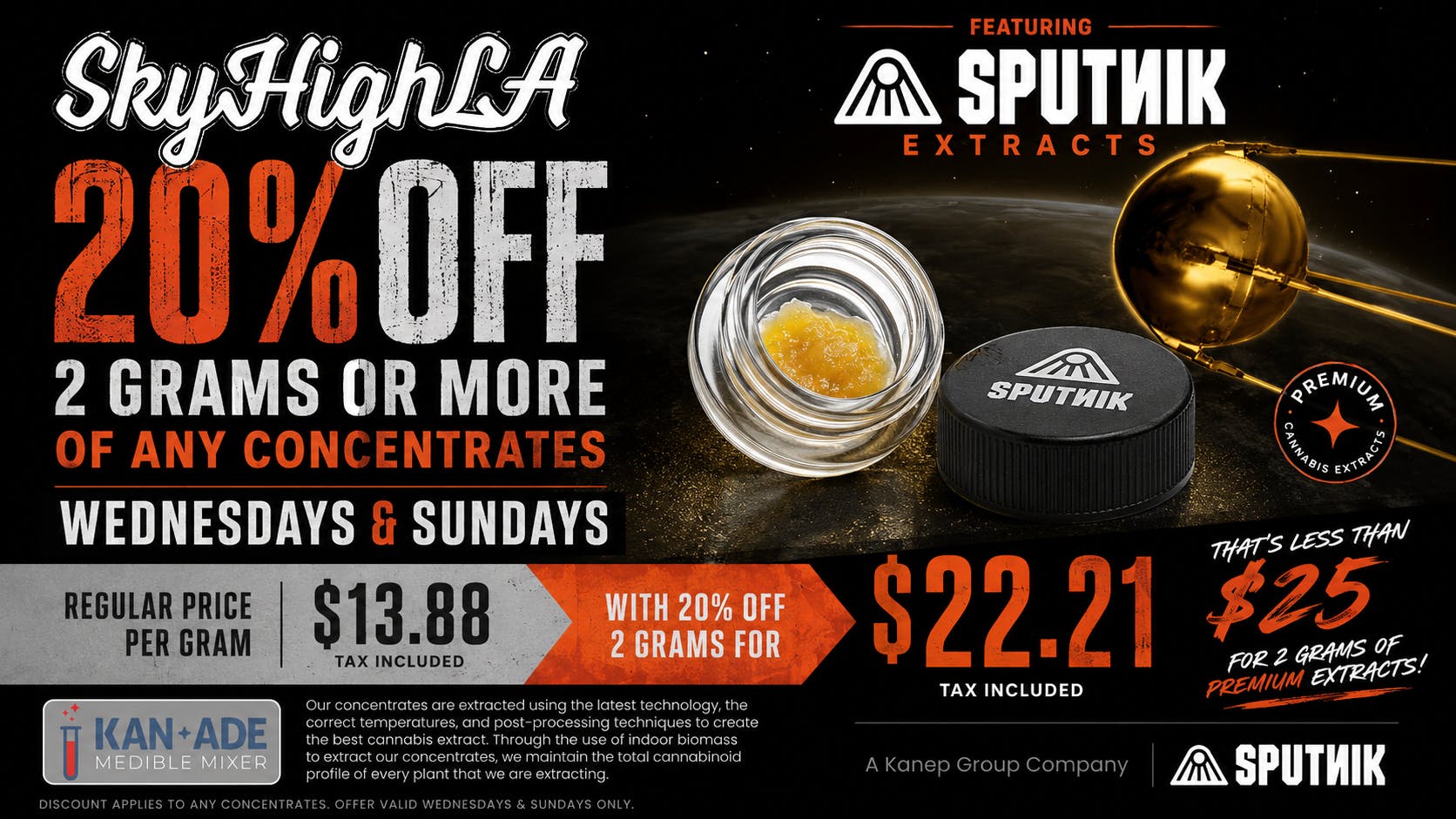 SkyhighLA 2G of Sputnik Wax for Less than $25? @ SkyHigh LA