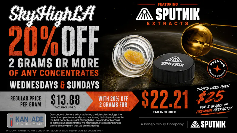 SkyhighLA 2G of Sputnik Wax for Less than $25? @ SkyHigh LA