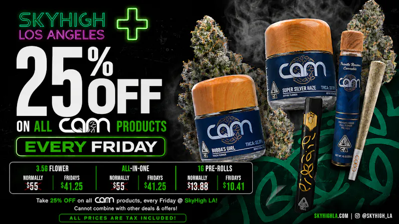 SkyhighLA 25% OFF CAM Fridays @ SkyHigh LA!