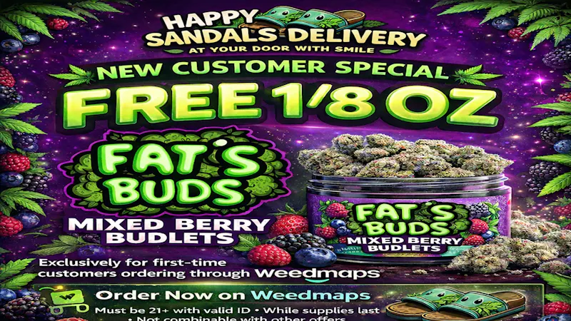 Happy Sandals Delivery Free Eighth For New Customers
