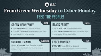 NAR Cannabis - Mount Laurel GREEN WEDNESDAY & BLACK FRIDAY DOORBUSTERS!